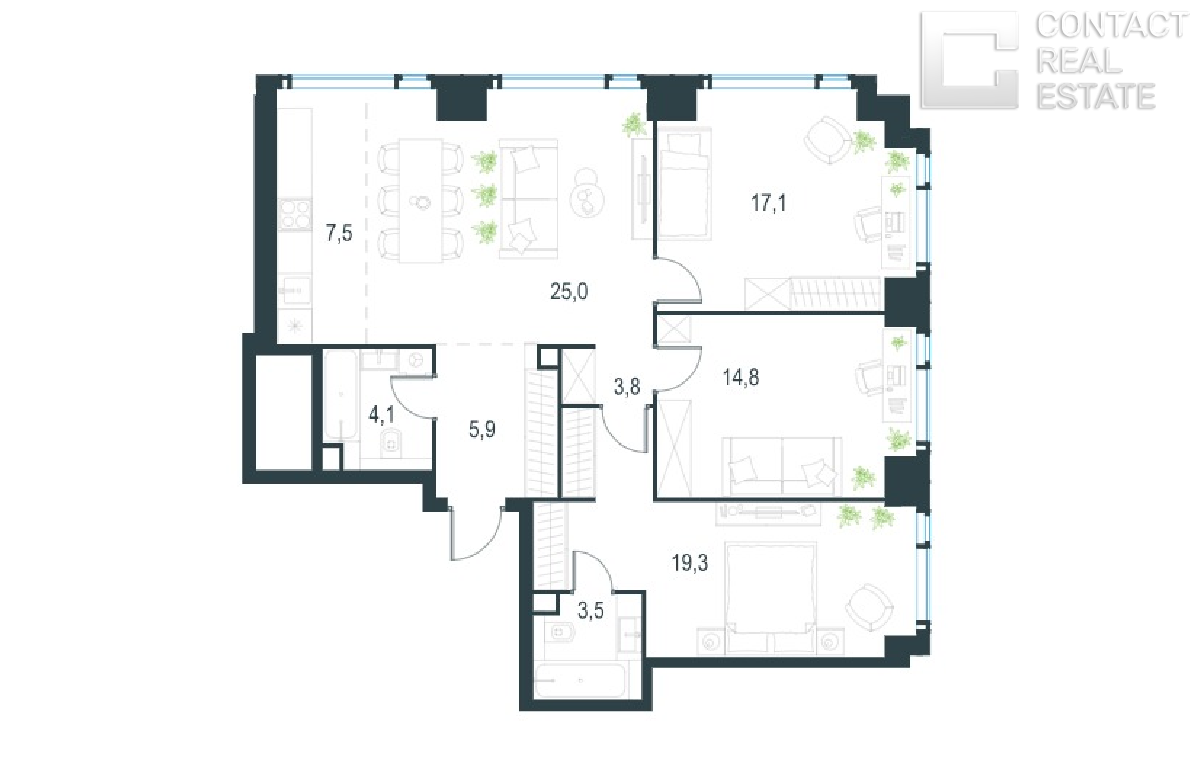 Озёрная ул., вл. З, «Level Мичуринский»