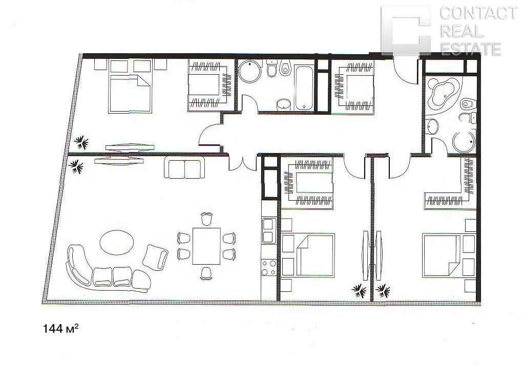 Мытная ул., вл. 40, "Скай Хаус" (Sky House)