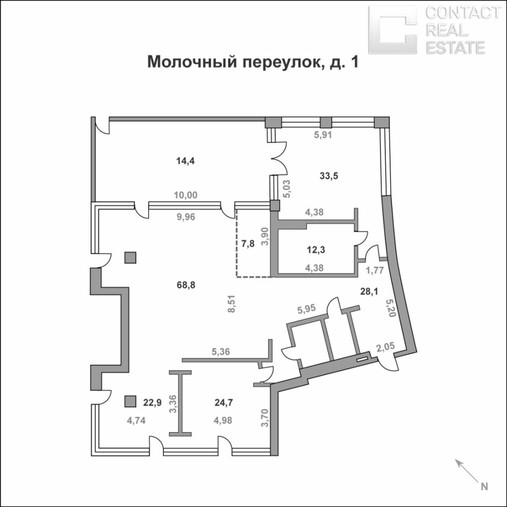 Молочный пер., д. 1 «Молочный переулок 1»