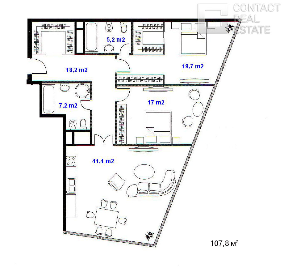 Мытная ул., вл. 40, "Скай Хаус" (Sky House)